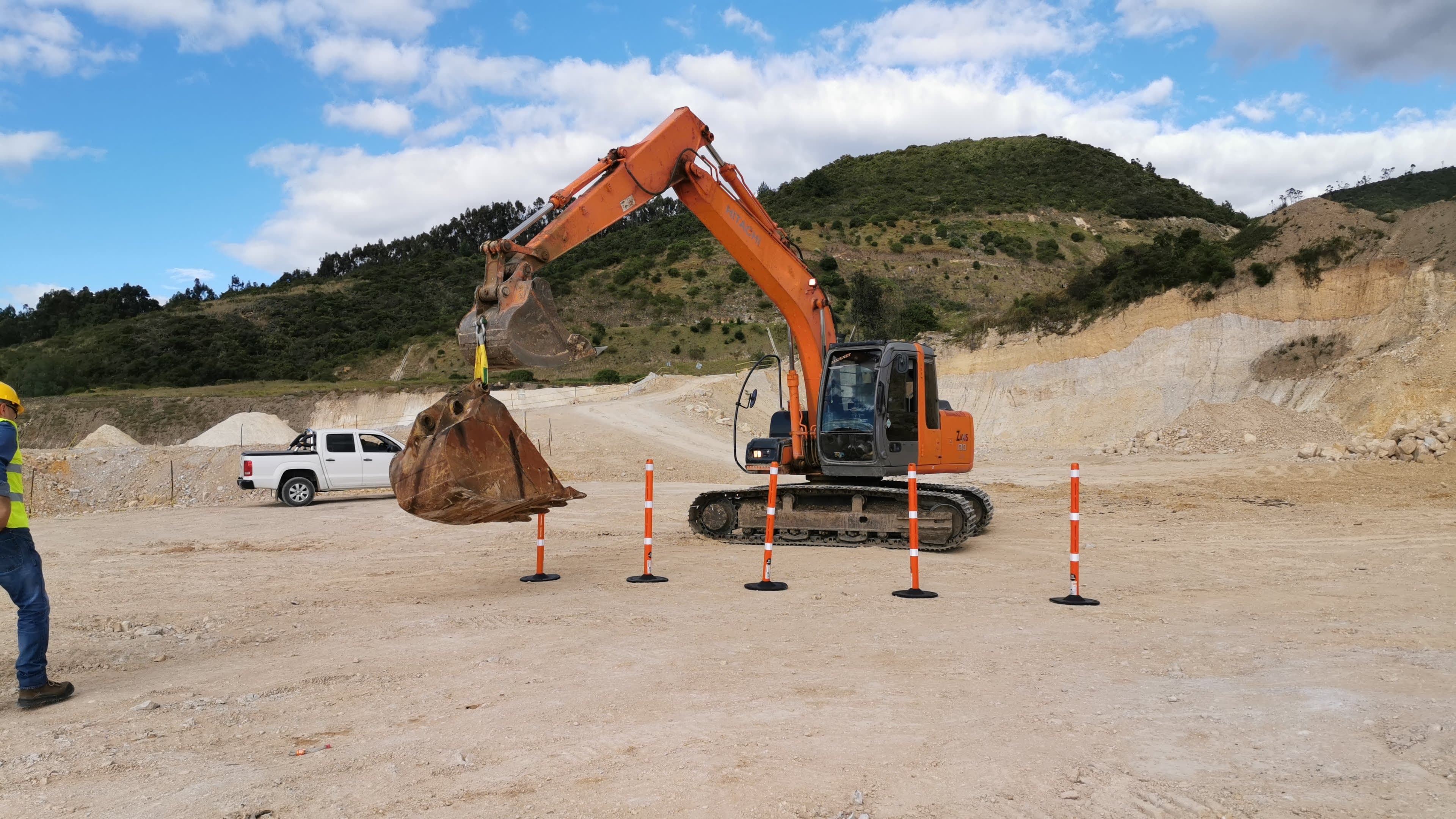 Inspección técnica de grúa en operación